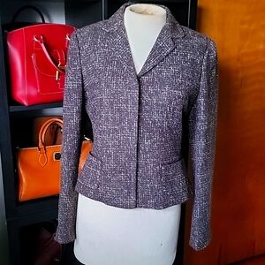 TAHARI WOOL BLEND BLAZER